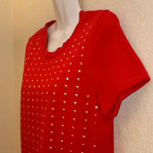 Tommy Hilfiger Gold Detailed Knit Tshirt - Picture 4 of 12